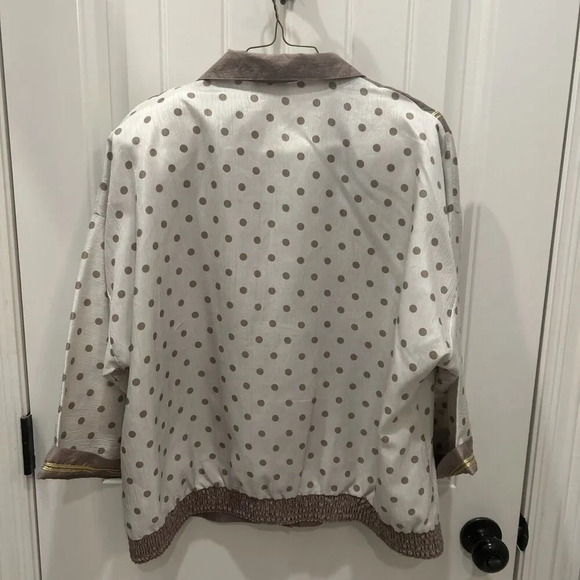 VTG Park Place Embellished Windbreaker Suit Track Jacket With Pants Size XL - Picture 6 of 7